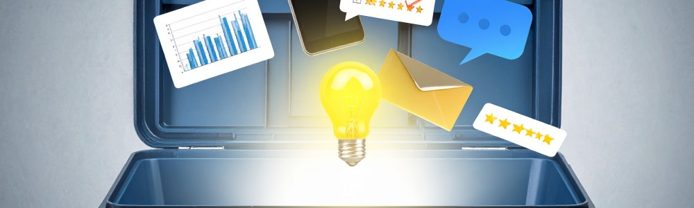 toolbox with feedback tools