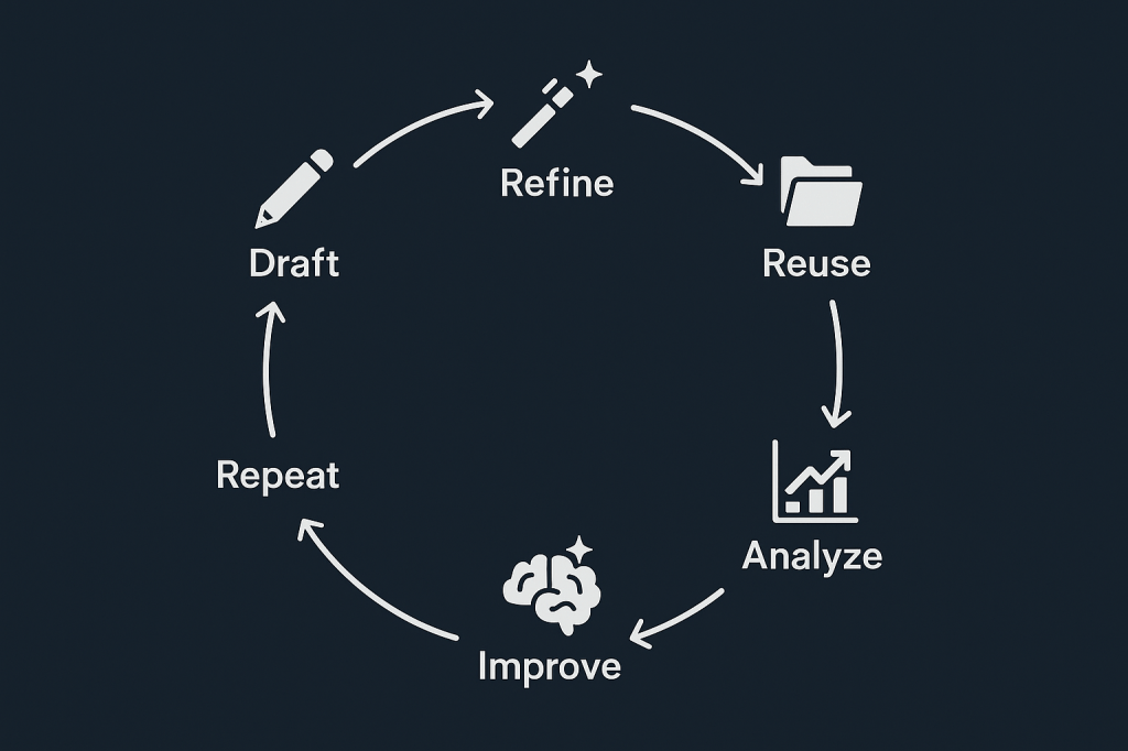 flywheel of building compounding AI